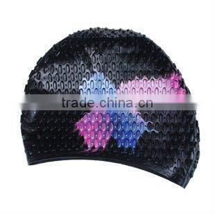 Multi color swim cap made in China