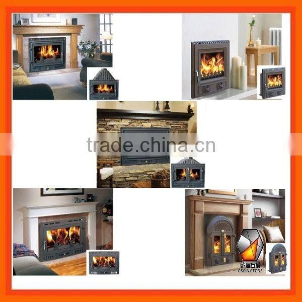 Wood Burning Stove Type Cast Iron Fireplaces