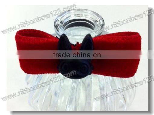 wine bottle bow tie with elastic loop