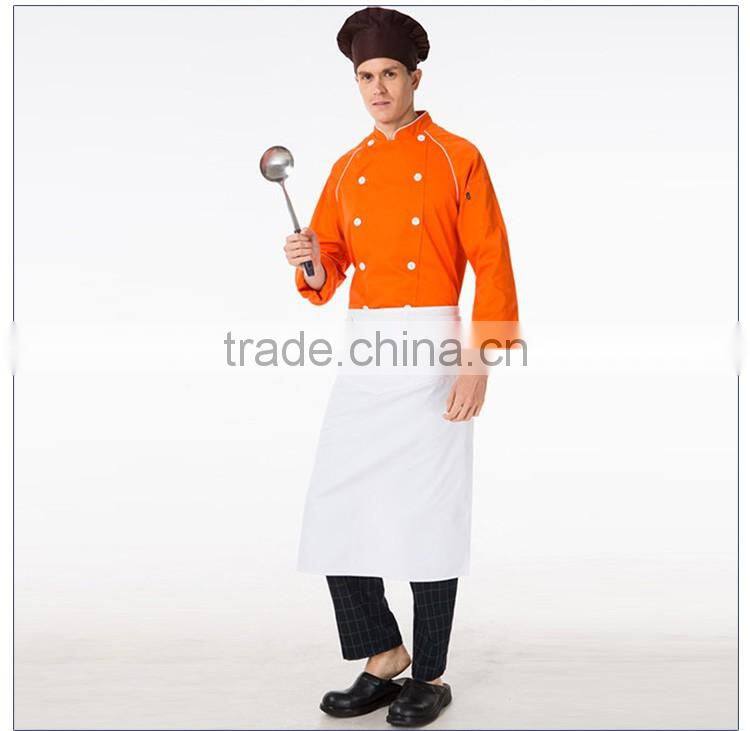 Hot Sale High Quality Yellow Chef Jacket Uniform