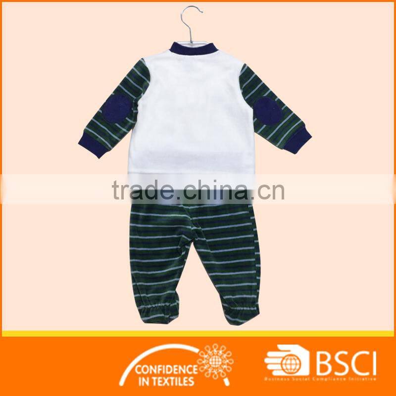 Knitted cardigan cloth set Cotton suit baby set