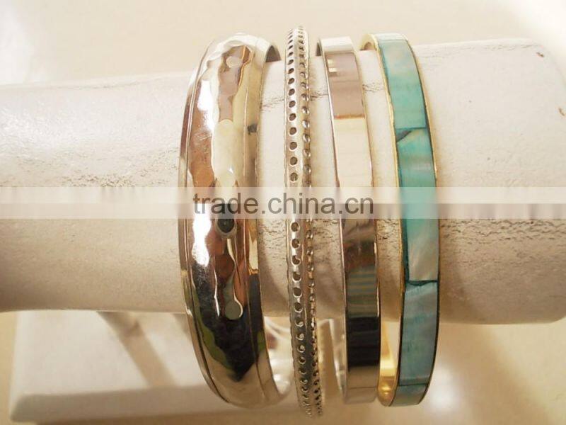 golden metal bangles