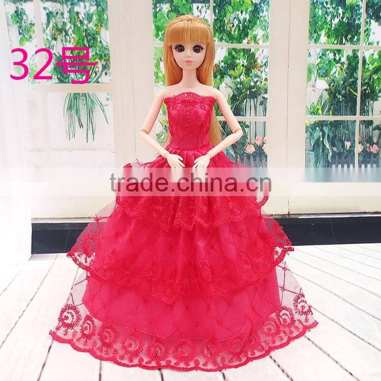 Wholesale 29cm barbie doll dress up games for girls