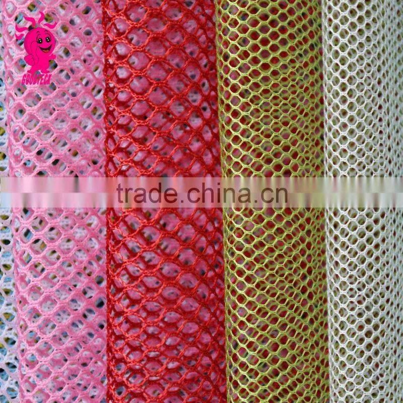 Soft Tulle Fabric high quality thick hexagonal mesh tulle fabric multi-color