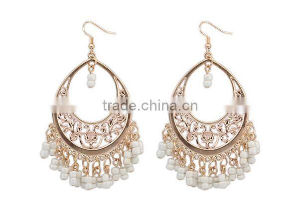 pearl paved starfish dangle earring high quality gold starfish dangle earrings sea theme earring jewelry