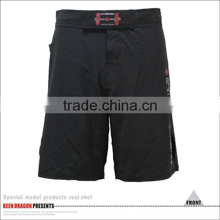 Men's fashion short 100% polyester blank mma shorts