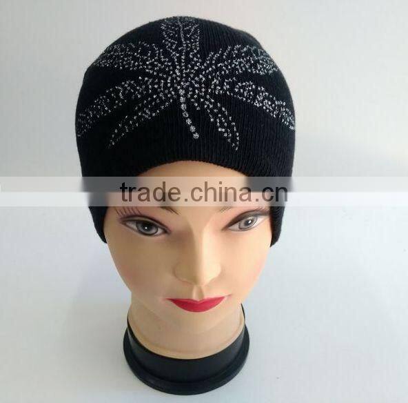 100% Acrylic Comfortable Hip Hop Knitted Beanie Hat