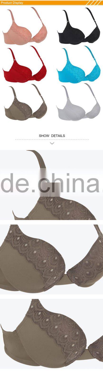 HSZ-58053 Latest Fashion Lingerie Stock Lot Girls Bra Women Fancy Underwear