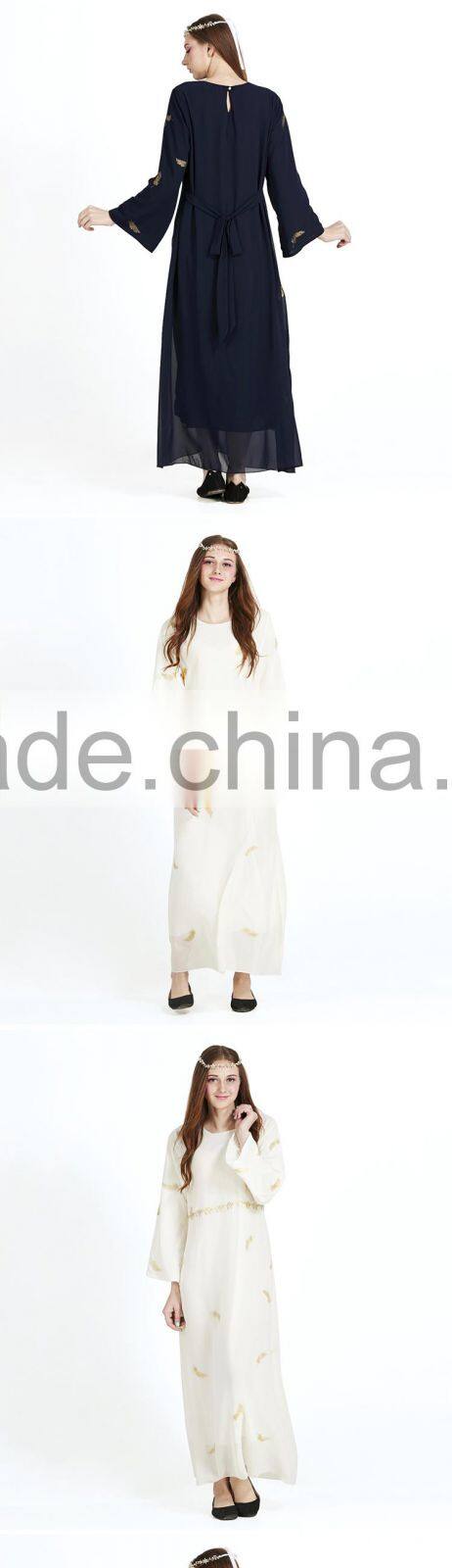 Zakiyyah 7001 Pretty Girls Malaysia Islamic Clothing Wholesale Dubai Fashion Muslim Kaftan Dress New Model Abaya in Dubai