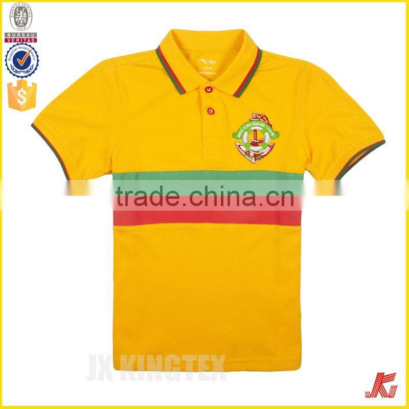 100% Embroidery Logo Custom Logo Work pannel Polo Shirts Embroidered