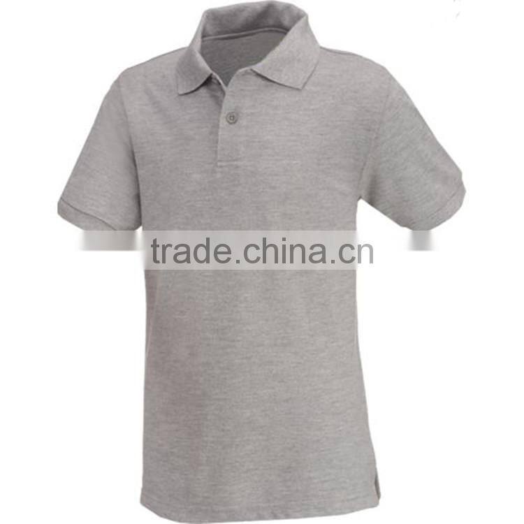 factory custom kids uniform short sleeve polo shirt