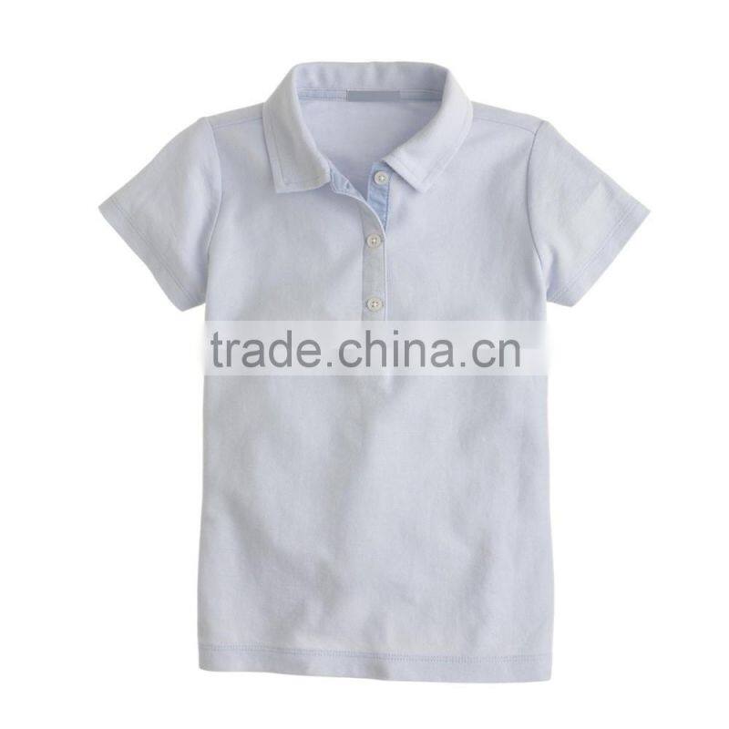 Wholesale Primary School Uniforms Custom Kids Plain Polo Shirts Design