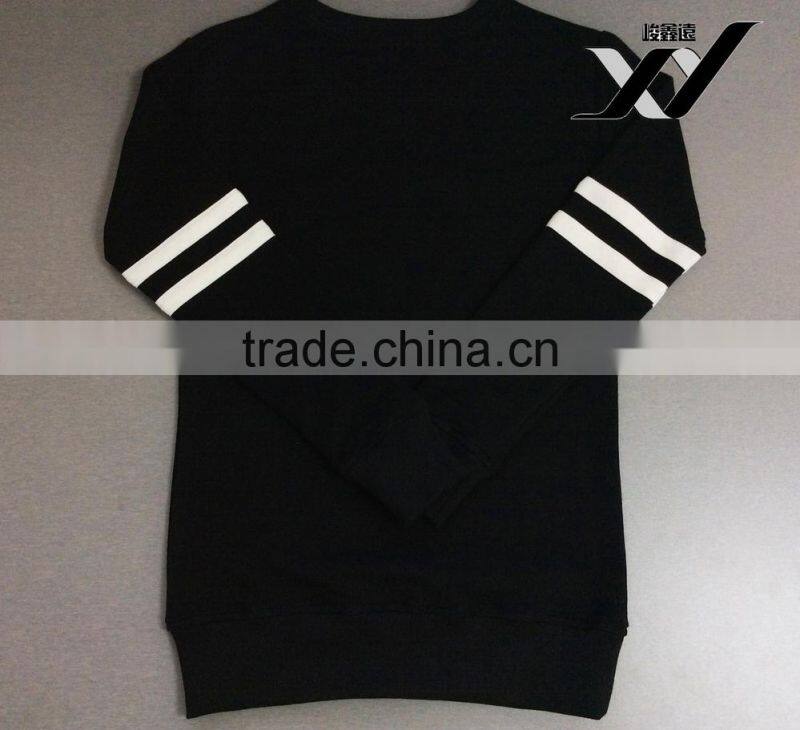 2014 NEW YORK printing black women long sleeve cotton sweatshirt