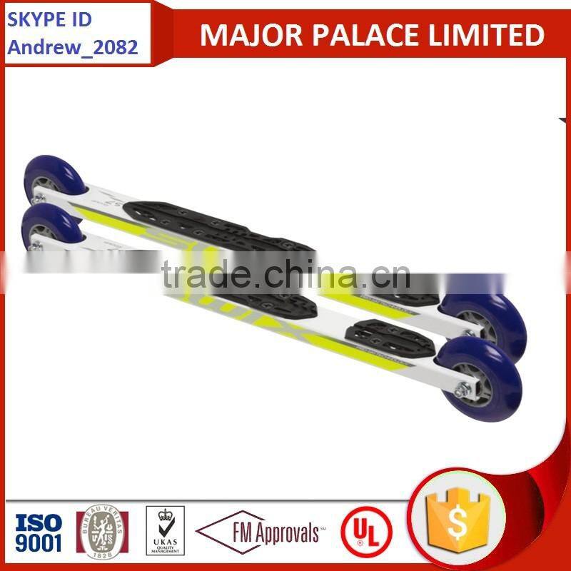 heated fiberglass skate roller skis,ski roller