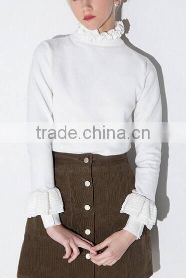 EY0910S 2016 Fashion Turtleneck Women Pullover Knit Sweater