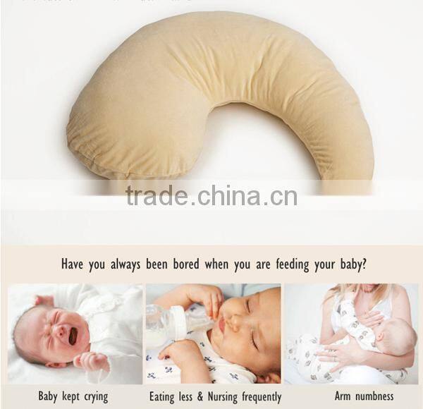 hot sale 100% cotton baby nursing pillow