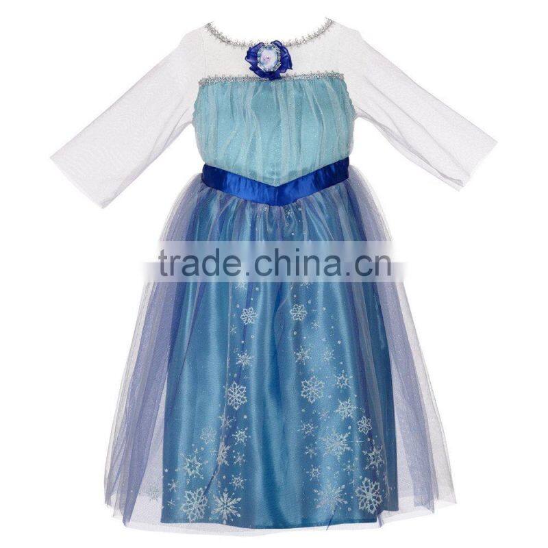OEM Factory Frozen Elsa Girl Dress