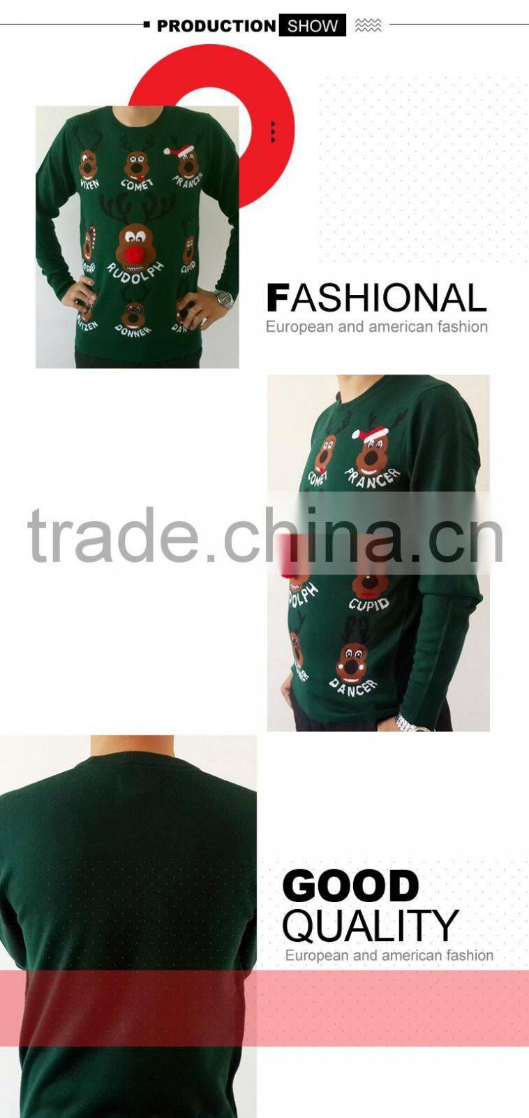 Lowest price mens ugly xmas funny christmas jumper sweater with high quality