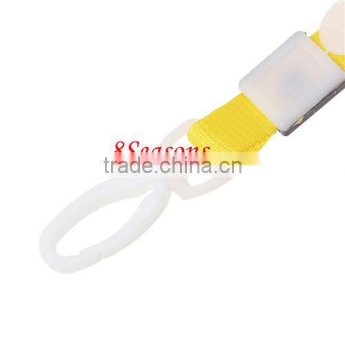 Yellow Terylene ID Card Neck Strap Lanyard 43cm