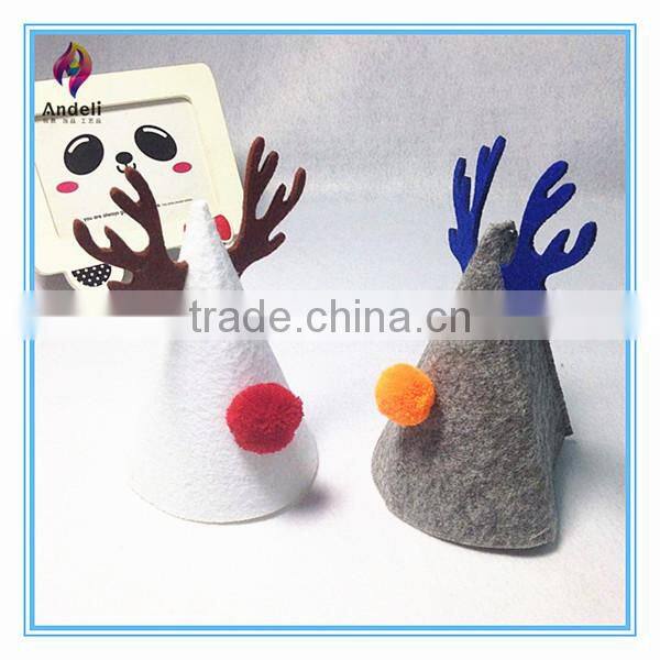 2015 New design promotion Funny felt christmas hat