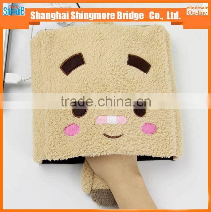 2017 new design usb heated carton mouse mat for gaming in winter