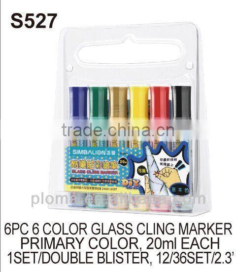 FOR CRAFT (S526) 6 PCS 6 COLORS METALLIC MARKER SET