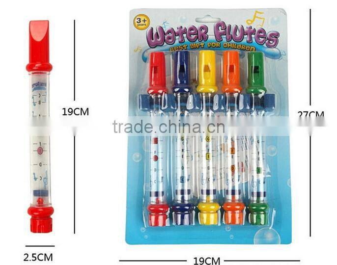 hot sale plastic water flute baby educational bath toys summer water playing musical toy for kids