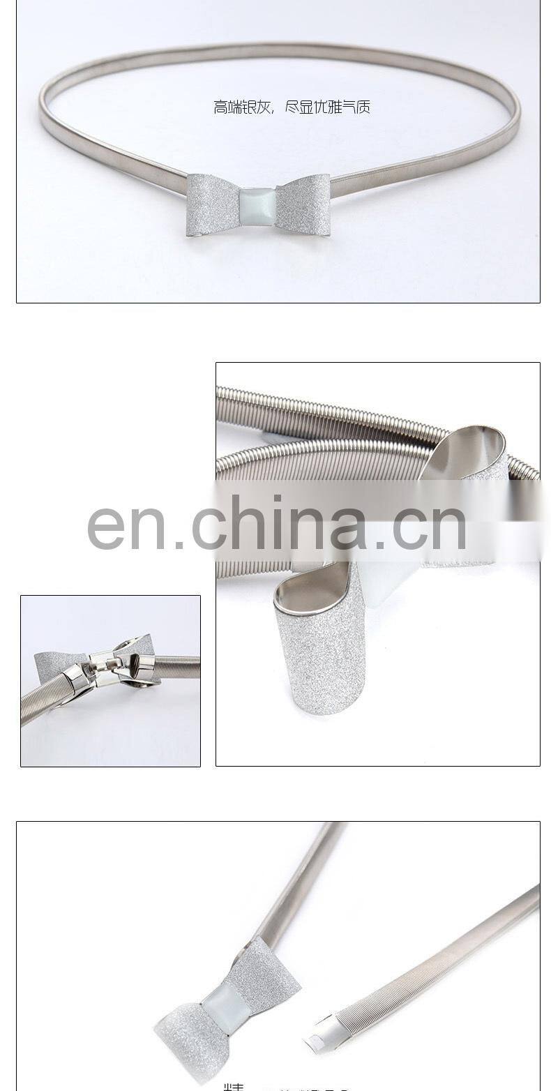 Hot Sell Bow Decorative Accessories Waist Dress Belt Thin Belt