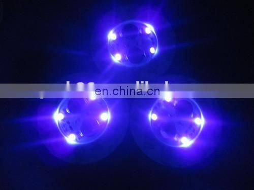 Novelty Gift Special Custom bottle sticker led UV Black Light Bar Drink Coasters