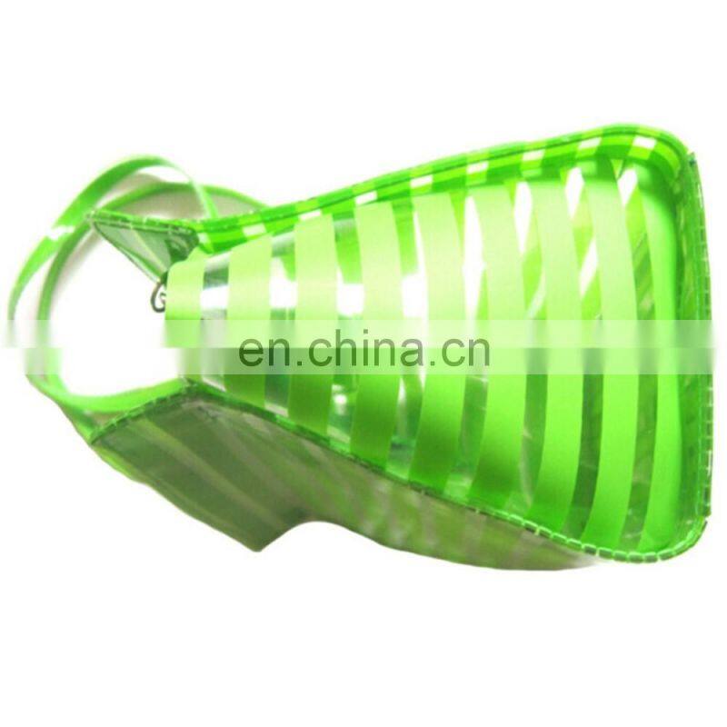 Candy Color Shiny Green Girls PVC Crossbody Bag