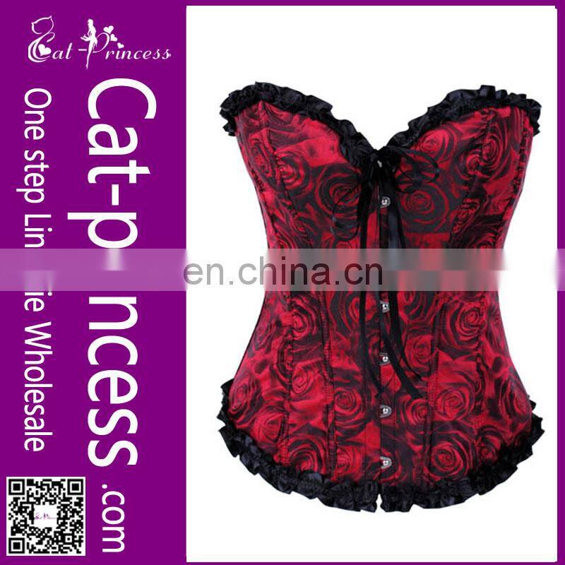 Hot selling black sling corset for men