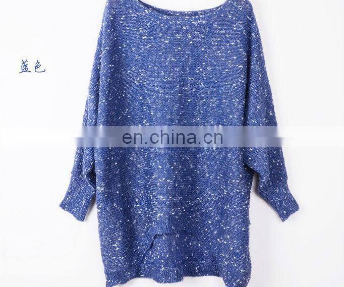 2013 Hot Sale Women Autumn Fashion O Neck Solid Knitwear Pullover Sweater cheap wholesale