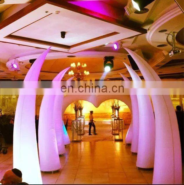 add 7 snow -- color LED Inflatable Pillar / Column