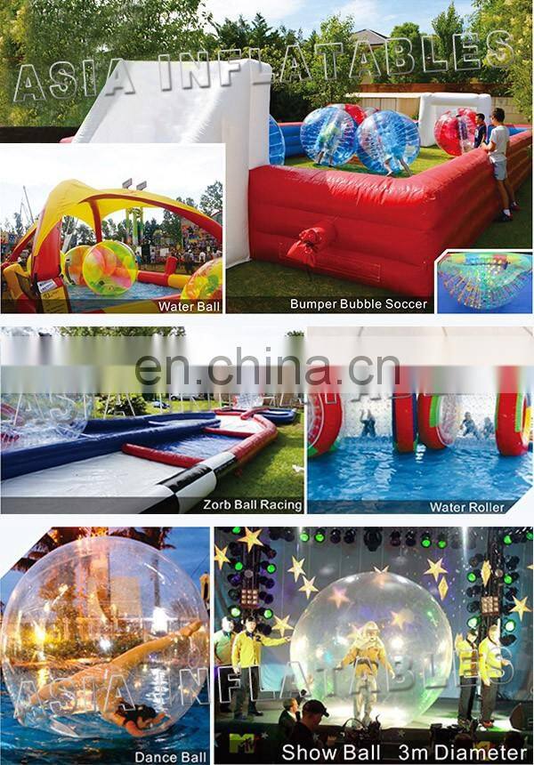 Transparent Inflatable Water roller for sports entertainment