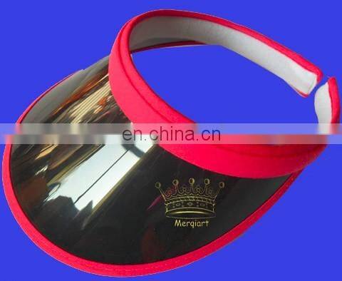 Wholesale Custom Exterior Plastic Sun Visor Cap