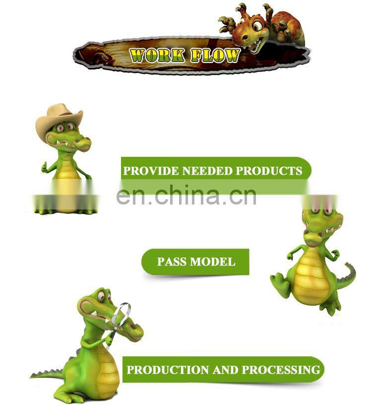 KAWAH Animatronic Dinosaur Egg Lifelike Growing Fiberglass Dinosaur Egg For Sale