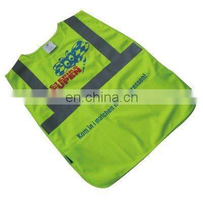 EN ISO 20471 High Visibility Reflective Safety Vest with small Bag Pouch packing