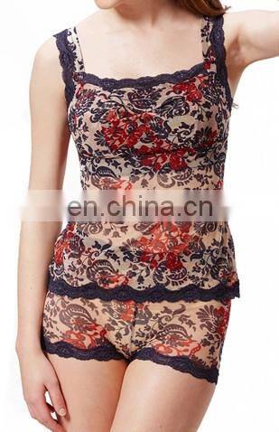 fancy cami set,camise