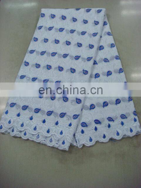 high quality swiss cotton voile lace(D175-4)