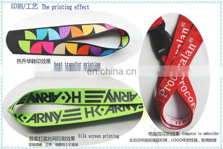 Promotional neck custom polyester lanyard