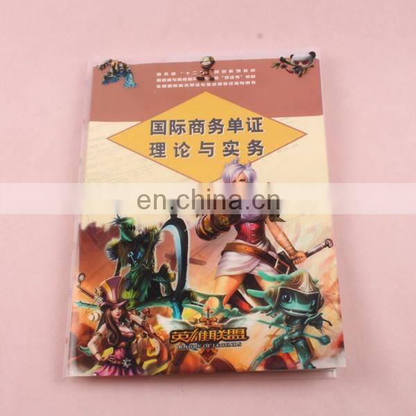 2016 wholesale pvc book cover, plastic book cover,transparent pvc book cover