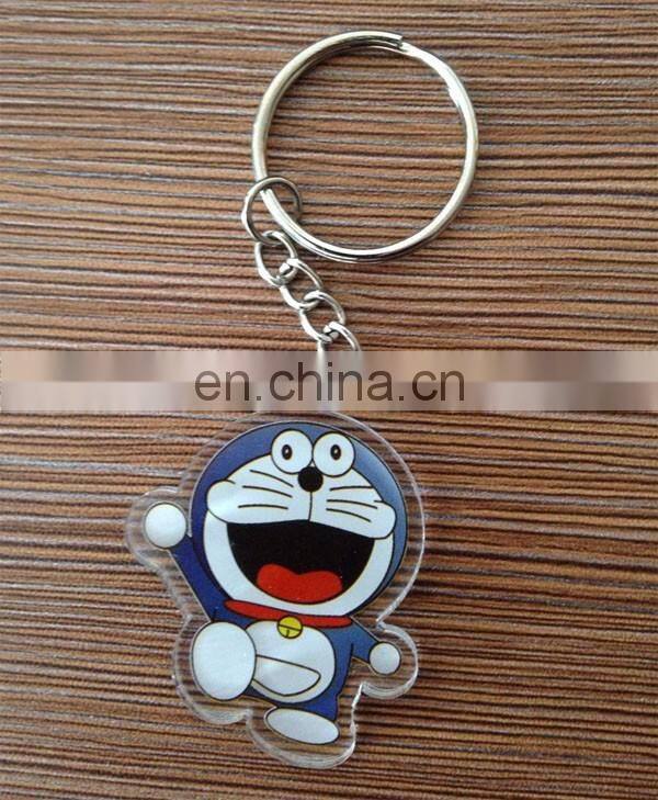 Fashion custom made novelty cheap acrylic funny keychain