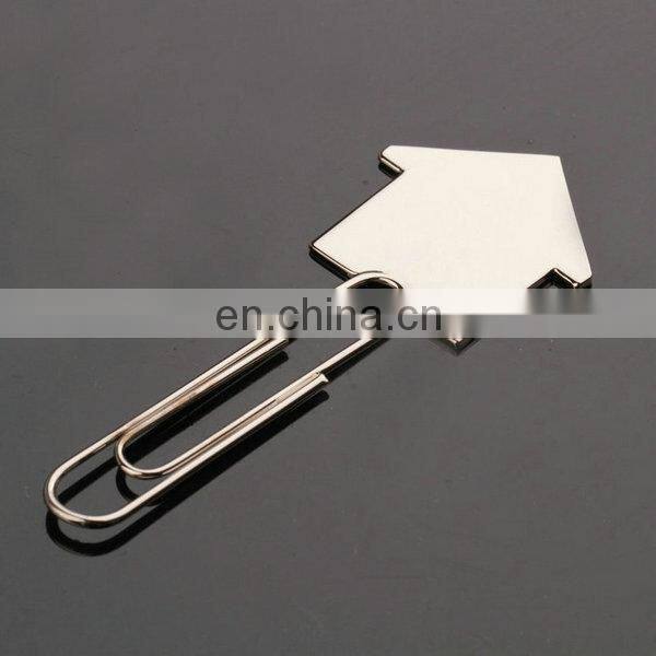 METAL HOUSE SHAPED OFFICE PAPER CLIPS SUPPLIER