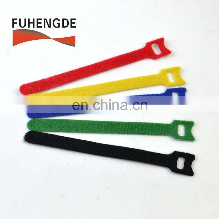 Multi-usage Woven Hook to Woven Loop double side magic cable ties