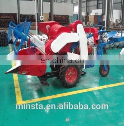Crawler Full-feed Rice Combine Harvester mini rice harvest machine