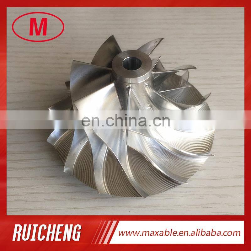 S300 57.12/84.62mm 7+7 blades 174424 turbo milling/aluminum 2618/billet compressor wheel