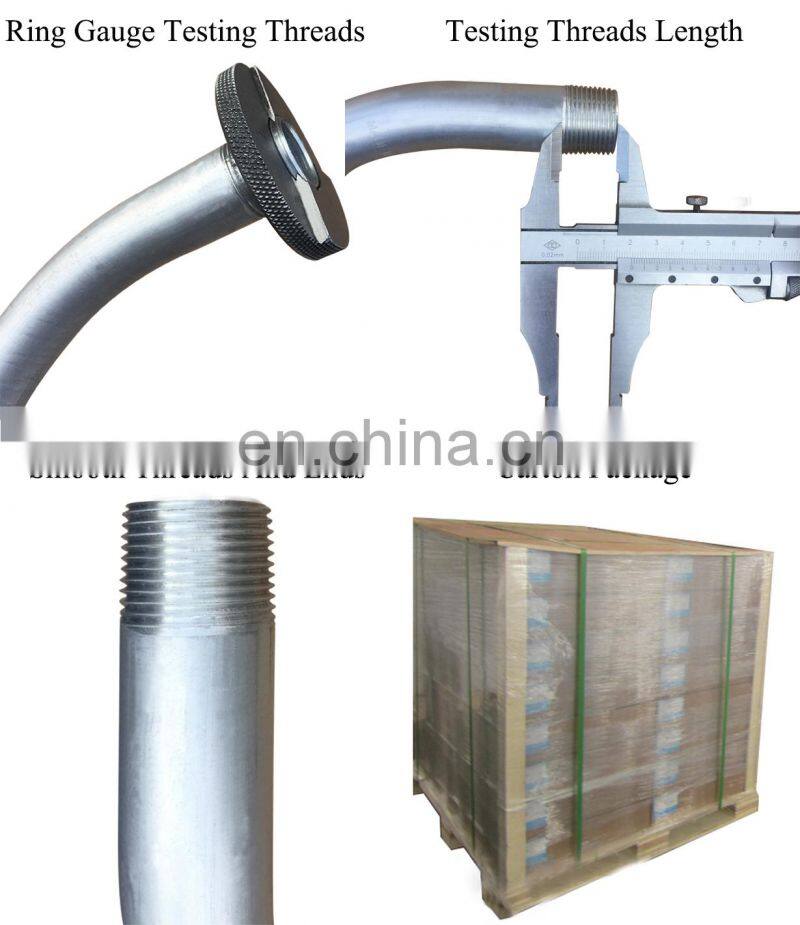 Excellent ID smoothness electrical rigid aluminum conduit elbows of pipe fittings and joint with the standard of ANSI C80.5 UL6A