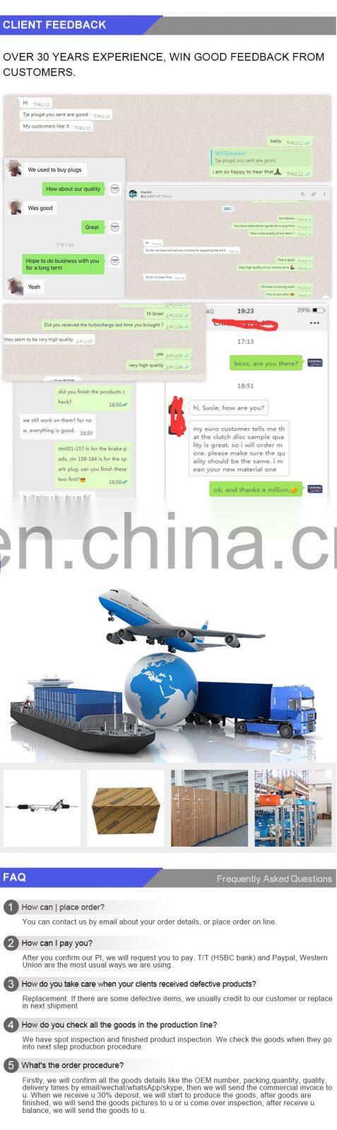 IFOB Factory Price 4046.A2 Steering Rack Valve Used For Peugeot 206