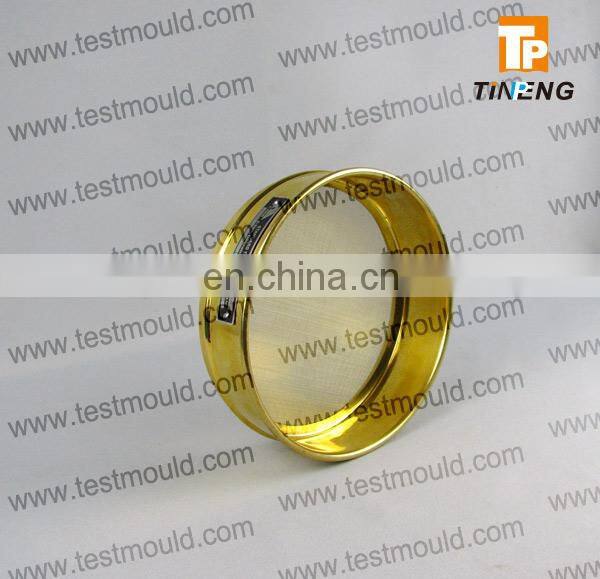 200mm Microns of Wire Mesh Lab Test brass test sieves