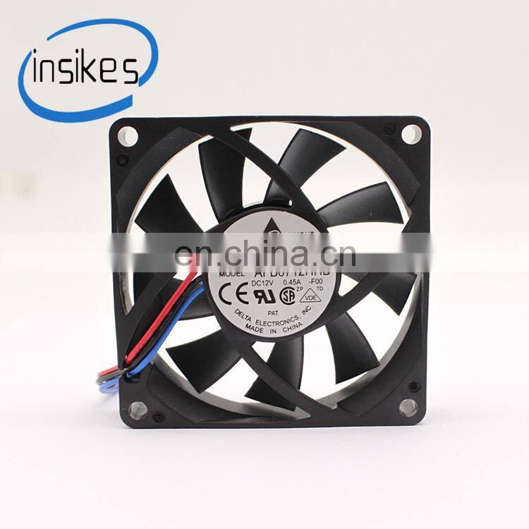 AFB0712HHB-F00 F00 12V 0.45A 7cm 7015 three-wire cooling fan industrial fan